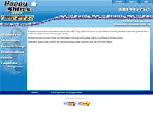 Tablet Screenshot of happyshirts.com